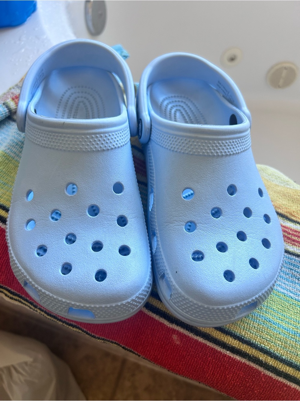 CROCS Kids Pastel Blue Classic Clog